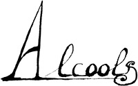 titre manuscrit de Alcools